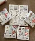 Ikea Baby Skotsam Cover Pad Bunnies Terry White White Lot Bussig Set Towels  New