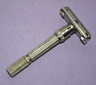 Genuine Vintage Gillette Slim Adjustable Safety Razor 1963 I-3 Made In Usa