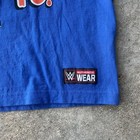 John Cena Wrestling Wwe Authentic Tshirt Graphic Respect Md Cotton Blue
