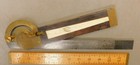 Disston   Morss 1868 Fisher Patent Protractor Bevel Level Square Rule Tool