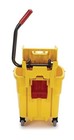 Wavebrake 35 Qt  Side-press Mop Bucket And Wringer Combo On Wheels Yellow