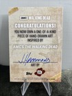 2017 Topps The Walking Dead Season 7 1 1 Shiva Sketch Card By Artist J  Hammond