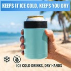 Can Cooler 12 Oz Beer Holder For Cans  Stainless Steel Beverage Can Insulator   