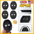 4pcs Silicone Car Door Lock Covers     Rust   proof  Noise   reducing Protectors - New
