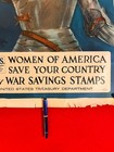 Wwi Poster    joan Of Arc Saved France     haskell Coffin  War Saving Stamps 1918