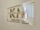 Custom Acrylic Business Logo Sign Customizable For Wall Decor Salon Decor Sign
