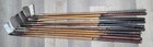 10 Antique Vintage 1920 s Scottish Made Many Lofts Hickory Wood Shaft Golf Clubs