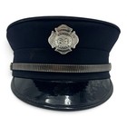 Vintage City Of Coral Gables Fire Department Dress Uniform Hat Cap Badge  64 Usa