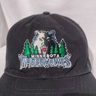 Minnesota Timberwolves Nba Hat Black Cotton Strapback Vintage Twins Enterprise
