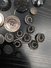 Large Vintage Antique Old Lot Of Early Plastics bakelite Buttons