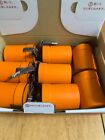 Hermes Empty Box Twilly Set Of 8 Orange Storage Gift Boxes Authentic W ribbons