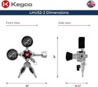 Kegco Kc Lhu52-2  Elite Series Dual Gauge Co2 Draft Beer Regulator  1 Product