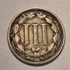  1 Nicer Low Mintage 1865 Three Cent Nickel