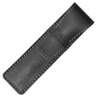 Diloro Leather Case Pencil Fountain Holder Single One Pen Black