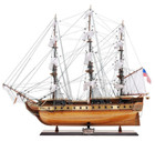Uss Constitution Old Ironsides Wooden Tall Ship Model 38  Semi-built Frigate New
