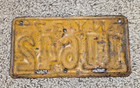 1927 New York Motorcycle License Plate Ny Mc Tag 11642