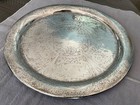 Antique 10    Dutch Scene Heavy Circular Silver Plate Serving Platter  5754 10