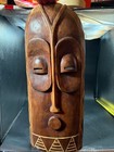 Vintage African Congo Kifwebe Style Wood Carved Tribal Mask