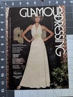 1974 Sears Glamour Dressing Original Vintage Print Ad White Dress Wall Art Decor