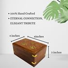 Cremation Urns For Pet Ashes - Wooden Box And Casket For Cats dogs Ashes