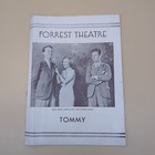 1933 Tommy Play Program W  Alan Bunce   Janet Mcleay   Forrest Theatre