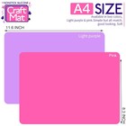 Leobro Silicone Mat  Mats For 11 7  X 8 3   Light Purple   Rose Red