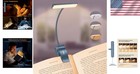 Stepless Dimming 19 Led Book Light - Portable Clip-on Reading Lamp For Night Use