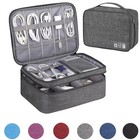 Portable Electronic Organizer Travel Cable Storage Bag Cord Case Accessories Us