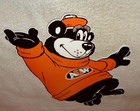 Vintage A   W Root Beer Restaurant     bear Porcelain Metal Soda Gasoline Oil Sign