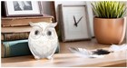Rustic Carved Owl Figurine - Chubby Owl Decor For Home And Office - Shelf  De   