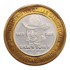 Limited Edition Sam   s Town  10 Ten Dollar Gaming Token  999 Silver Las Vegas 
