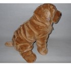 Vintage Russ Yamiko Classic Sharpei Dog Realistic Lifelike 14  Stuffed Plush