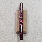 Vintage Wahl Oxford Lever Fill Red Marbled 14k  2 Nib 4-7 8 Inch Fountain Pen