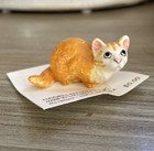 Hagen Renaker Orange Fluffy Cat Porcelain Figurine 3324