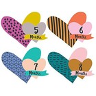 Lucy Darling Monthly Baby Stickers - Baby Girl - Little Heartbreaker  cut Out  -