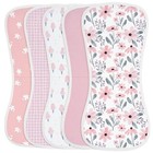  Baby Burp Cloths 5 Pack Burping Cloths For Babies Boys Girls Large 21  x10   