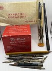 Vintage Antique Drafting Dream Set Lot Props Collectors