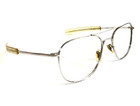 Vintage American Optical Sunglasses Frames Silver Vietnam Aviators 55-20-140