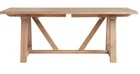 Leona Wood Farmhouse Extension Dining Table