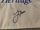 Justin Thomas Signed Rbc Heritage Golf Pin Flag 2025 Champion Pga Harbour Town