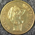 Heads I Win - Tails You Lose Novelty Sex Coin Flip Token 25mm  c753 