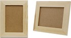 12 Pack Of Diy Unfinished Wooden Picture Frames Hold 4x6 Photo - Stand Or Hang