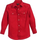 Men s Western Shirt Long Sleeve Solid Pearl Snaps