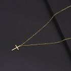 Blessed Silver Plated Cross Pendant Necklace For Women Men Chain Fashion Jewelry