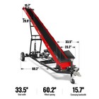 Mechmaxx 7hp 212cc Gas Heavy Duty Firewood Conveyor  124  Lift Height  Hc2016