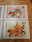 British Phq Cards -medieval Warriors 1974 Set Of 4 Mint Moiunique