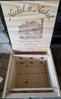 2018 Nickel   Nickel Wood Wine Box  Napa Valley Cabernet Sauvignon  empty 