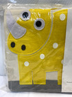 3 Sprouts Cotton Canvas   Felt Diaper Stacker  Neutral Yellow Rhino