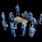 1 32 Scale 54mm Scale During The American Civil War 12 Figures Resin Model