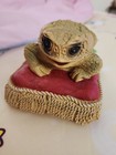 Rare Hogwarts Choir Club Frog On Pillow 18cm Figure Wizarding World Harry Potter